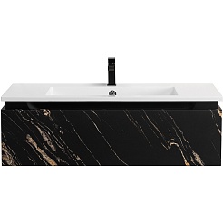 Cezares Тумба под раковину Slider 100 подвесная чёрный фьюжн – фотография-2