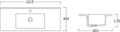 Vincea Раковина мебельная 101.5 VBS-13100 белая – фотография-2
