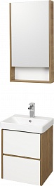 Акватон Мебель для ванной Сканди 45 дуб рустикальный, белая – фотография-1