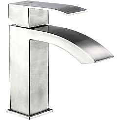 Frap Смеситель для раковины H803 F10803 сатин – фотография-1