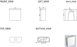 Allen Brau Бачок унитаза Liberty 4.33014.20 белый – фотография-3