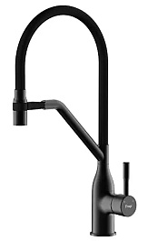 Frap Смеситель для кухни H97 F4497-6 черный – фотография-1