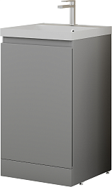 Style Line Мебель для ванной Батлер 50 серая Люкс антискрейтч Plus – фотография-5