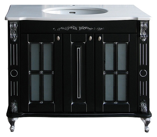 Атолл Тумба для умывальника Александрия 100 K черная – фото, картинка, фотография-1