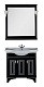 Aquanet Мебель для ванной Валенса 90 черный краколет/серебро (180447) – картинка-12