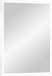 Continent Зеркало Frame White Led 600x800 – фотография-2