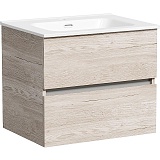 Sancos Тумба с раковиной Urban 60 дуб галифакс натуральный раковина Element 61 CN7001