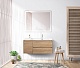 BelBagno Тумба под раковину Kraft 100 R подвесная Rovere Nebrasca Nature – фотография-26