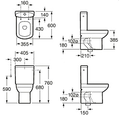 Roca Чаша унитаза Dama Senso Compacto 342518000 – фотография-3
