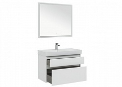Aquanet Мебель для ванной Nova Lite 90 2 ящика, белая – фотография-2