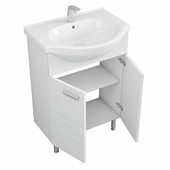 Merkana Мебель для ванной комнаты Таис 60 L белая – фотография-5