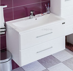 СанТа Мебель для ванной Омега 80 подвесная с доводчиками – фотография-3