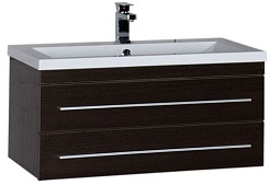 Aquanet Тумба под раковину Нота 90 венге – фотография-1