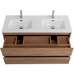 BelBagno Тумба с раковиной Kraft 120 подвесная Rovere Nebrasca Nature – фотография-3