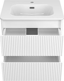 Brevita Мебель для ванной Riva 60 подвесная белая – фотография-6