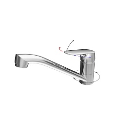 Tokito Смеситель для кухни TAKASE хром TOK-TAK-1012 – фотография-6