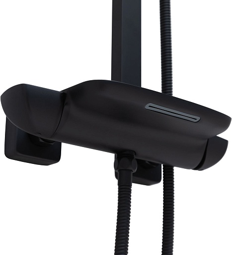 Allen Brau Душевая стойка Infinity 5.21030-31 черный матовый – фотография-14