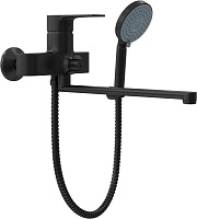 Teymi Смеситель для ванны с душем Lori T10267 универсальный черный матовый