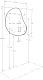 Акватон Тумба с раковиной Марбл 100 Одри Round подвесная слэйт/белая матовая – картинка-31