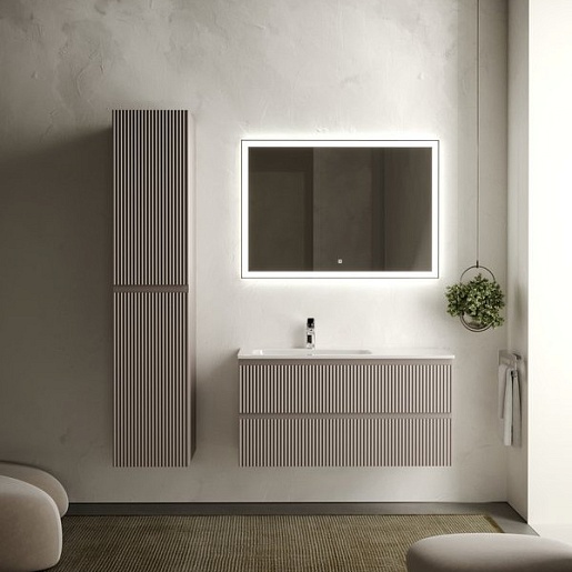 Sancos Шкаф пенал Snob R 35 подвесной пыльная роза (doha soft) – картинка-7