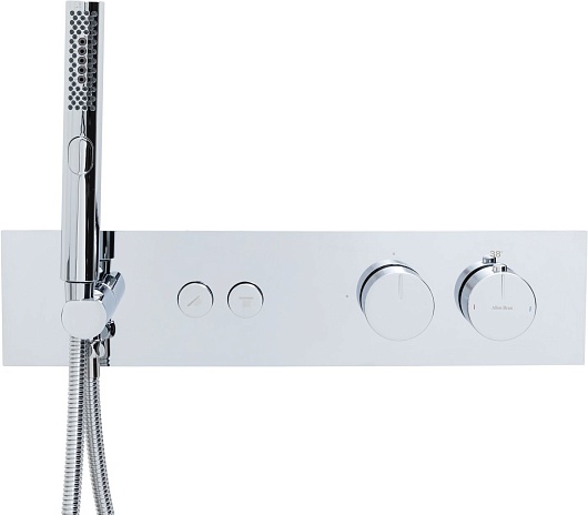 Allen Brau Смеситель для ванны Liberty 5.33010-00 (с внутренней частью, 2 хода) хром – фотография-4