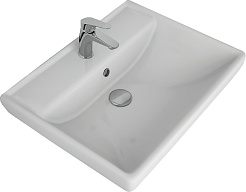 Misty Тумба с раковиной Гармония 60 белая – фотография-4