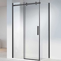 Vincea Душевой уголок Como-N 140x90 VSR-4CN9014CLB профиль черный стекло прозрачное