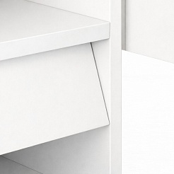 Vivon Пенал Atwood 35 R с корзиной белый матовый правосторонний – фотография-9