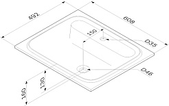 Am.Pm Тумба с раковиной Func 60 подвесная темное дерево – фотография-13
