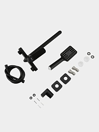 Frap Смеситель для ванны H62 F2262 черный – фотография-2