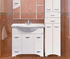 Misty Тумба для умывальника Дрея 85 с б/к – фотография-3