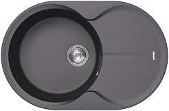 Florentina Мойка кухонная Лацио 780 черная – фотография-1