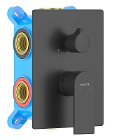 Aquatek Смеситель для душа и ванны Лира AQ1447MB матовый черный