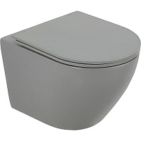 BelBagno Чаша унитаза подвесного Colorato BB062CHR-GR безободкового без сиденья