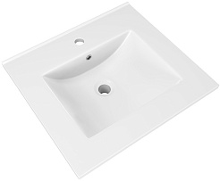 Teymi Тумба с раковиной Vitra 50 подвесная дуб/графит – фотография-7