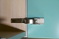 Misty Тумба с раковиной Джулия QVATRO 60 прямая голубая – фотография-5