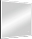 Continent Зеркало Solid Black Led 800x800 – фотография-14