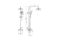 Aquatek Душевая система Бетта AQ2160CR хром – фотография-5