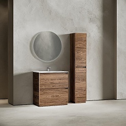 Sancos Мебель для ванной Libra Floor 80 дуб чарльстон – фотография-2