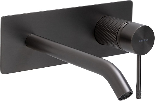 Allen Brau Смеситель для раковины Priority 4.0 5.31D03-MG (с внутренней частью) графит браш – фото-1