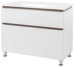 Ceruttispa Тумба с раковиной Романья grey 100 – фотография-1