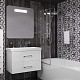 Opadiris Мебель для ванной Арабеско 80 с зеркалом подвесная белая – фотография-12