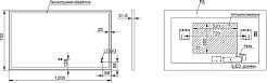 Esbano Зеркало ES-3682 YD 120x70 – фотография-3