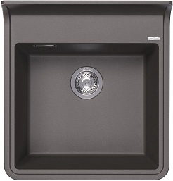 Florentina Мойка кухонная Сицилия 520 серый шелк – фотография-1