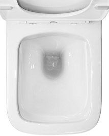 Azario Унитаз-компакт Iris AZ-8353 безободковый с бачком с сиденьем микролифт белый – фотография-10