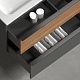 Sancos Тумба с раковиной Delta 100 R дуб красный/графит раковина Grace 101 R CN7015 – картинка-18