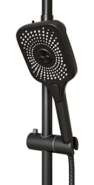 Mixline Душевая стойка 553217 чёрная – фотография-3