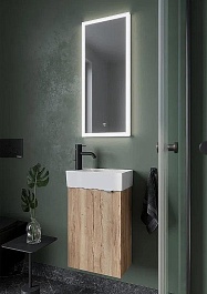 Sancos Мебель для ванной Mini 35 L дуб галифакс натуральный – фотография-2