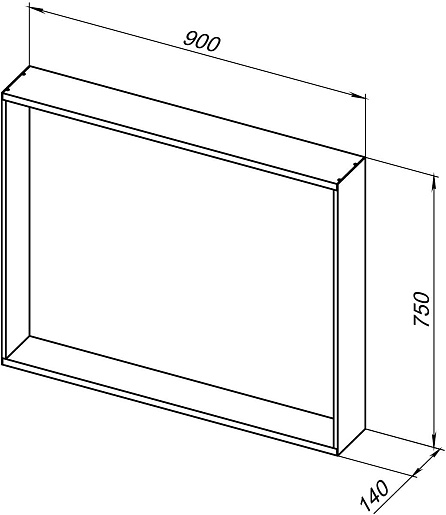 Allen Brau Зеркало Reality 90 1.32019.03 латунь браш – картинка-5