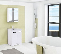 Onika Мебель для ванной "Лагуна-Квадро 60" белая – фотография-6